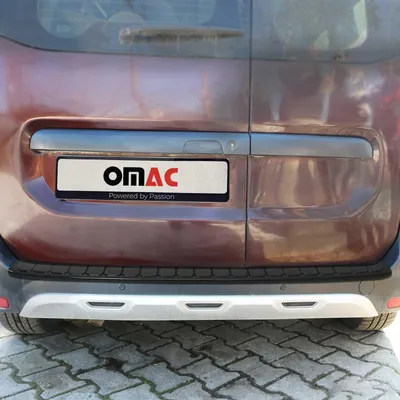 Zdjęcie produktu dla Zderzak ochronny dla Dacia Dokker 2012-2023 ABS czarny połysk