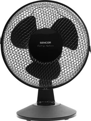 Obrázek produktu pro SENCOR SFE 2311BK Stolní ventilátor, 2 rychlosti, průměr lopatek 23 cm, nastavitelný úhel sklonu, příkon 30 W
