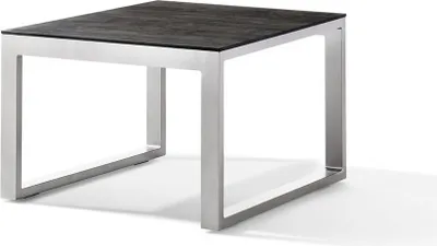 Produktbild von Sieger Loungetisch mit Polytec-Tischplatte 60x60x44 cm Graphit