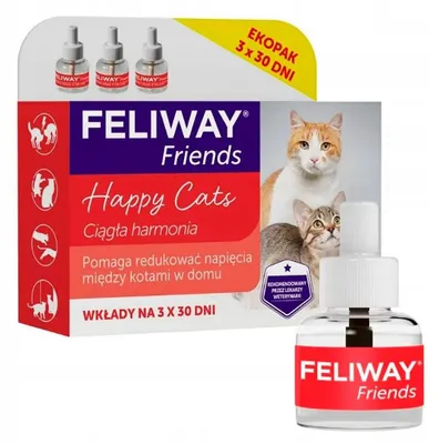 Produktbild von CEVA Feliway Friends - nachfüllflakon - 3x48ml