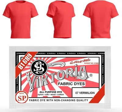 Produktbild von VIKTORIA Textilfarbe waschmaschinenfest (59 FARBEN) - stofffarbe, färbemittel textilien, stofffarben waschfest, textil farbe, kleidung färben