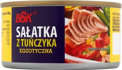 Obrázok produktu pre Sałatka z tuńczyka z egzotycznymi dodatkami 185 g