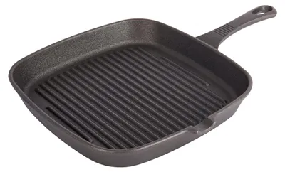 Immagine prodotto di Padella per grigliare in ghisa - 23 cm - Kitchen Craft