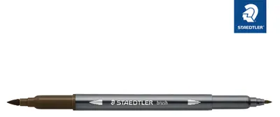 Produktbild von Staedtler Doppelfaserm.wasserverm. tabakbraun