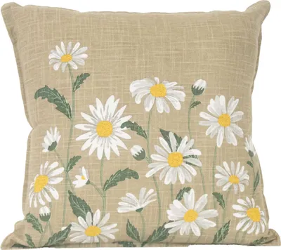 Produktbild von Zierkissen aus Baumwolle mit Margeritenmotiv