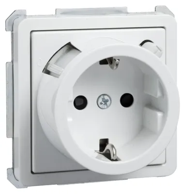 Image de Schneider Electric GmbH Prise de courant blanc pur 205214 (205214)
