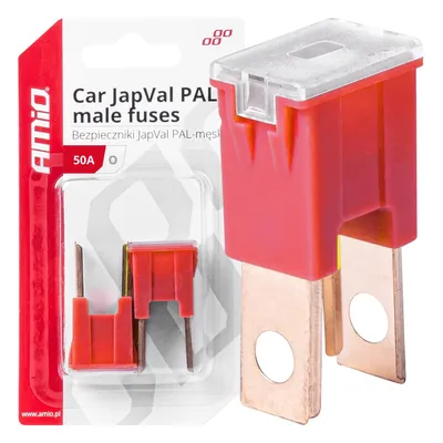 Immagine prodotto di Fusibili auto JAPVAL PAL Maschio 2 pezzi 50A AMIO-03399