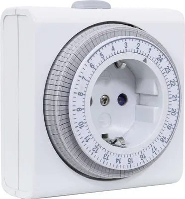 Produktbild von REV Zeitschaltuhr kompakt mechanisch weiß