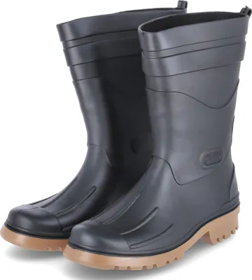 Produktbild von Bockstiegel Gummistiefel in Übergrößen Schwarz Dirk - Schwarz/Para große Herrenschuhe, Größe:43