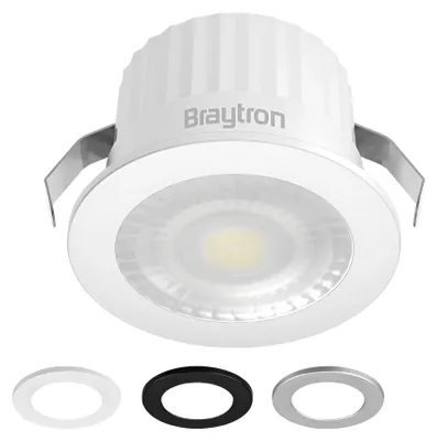 Produktbild von Braytron LED Minispot 3W klein Einbauleuchte Einbauspot Einbaustrahler 3 Blenden IP54 230V 4000K