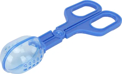 Obrázek produktu pro Svorka na krmení plazů Nástroj na krmení a čištění plazů Lopatka na bobky s větracími otvory pro želvu Ještěrka Žába Pavouk Modrá