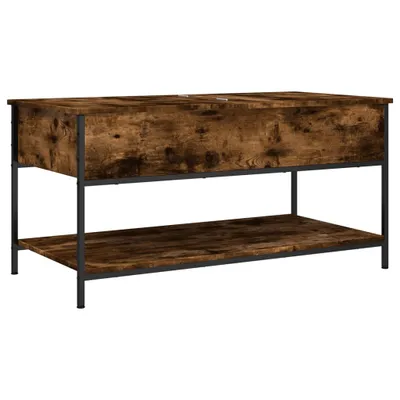 Obrázek produktu pro Konferenční stolek kouřový dub 100 x 50 x 50 cm kompozit a kov