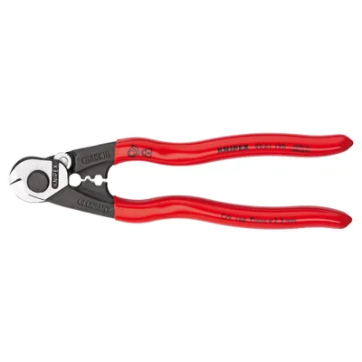 Obrázek produktu pro Knipex 95 61 190, Diagonální kleště, 6 mm, Chrom Vanadová ocel, Plast, 190 mm, 314 g