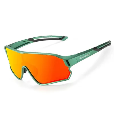 Obrázok produktu pre Rockbros 14110009002 Polarizačné Cyklistické Okuliare Pre Deti 8-14 Rokov - Zelené