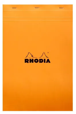 Produktbild von RHODIA Notizblock No. 19, DIN A4+, kariert, orange (8017040)