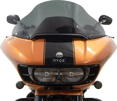 Produktbild von ISOTTA dunkel getöntes niedriges Verkleidungsteil 280x695mm für HARLEY DAVIDSON Road Glide