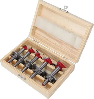 Produktbild von 5pcs Forstnerbohrer Set Holzbearbeitung Lochsäge Holzschneider 15/20/25/30/35mm