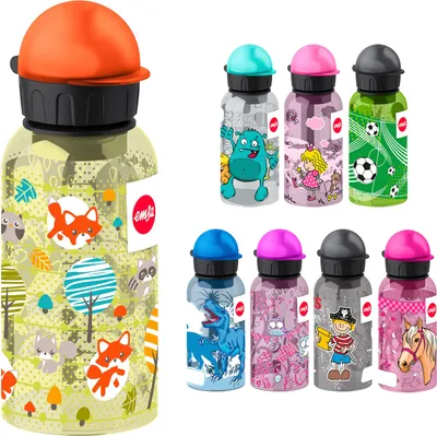 Produktbild von EMSA 518121 Kids Tritan Trinkflasche Pirate 0,4L, Farbe:Soccer