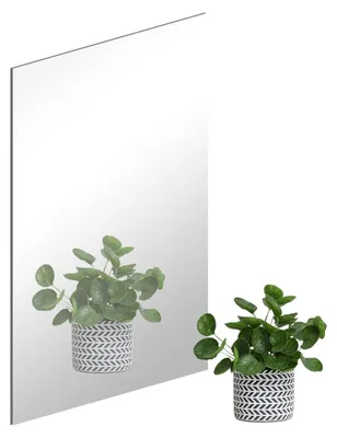 Immagine prodotto di Specchio acrilico autoadesivo - 40 x 30 cm - Infrangibile - 3 mm - Alta definizione