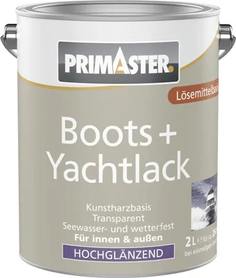 Produktbild von Primaster Boots + Yachtlack 2 L farblos hochglänzend