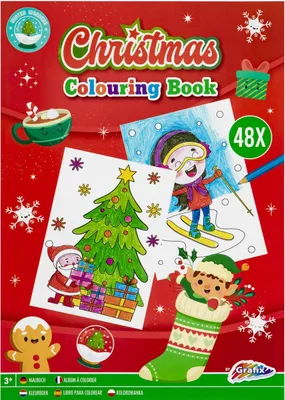 Produktbild von Colorbook Weihnachten A4, 48 Blätter