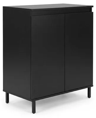 Image de VDD - Armoire - Armoire de rangement - Meuble mural - 70 x 40 x 82,5 cm - Noir