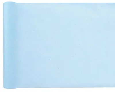 Zdjęcie produktu dla Bieżnik z włókniny dekoracyjnej 30 cm x 25 m – jasnoniebieski