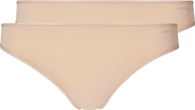 Produktbild von SKINY Damen String, 2er Pack - Thong, Advantage Micro, Mikrofaser Beige M