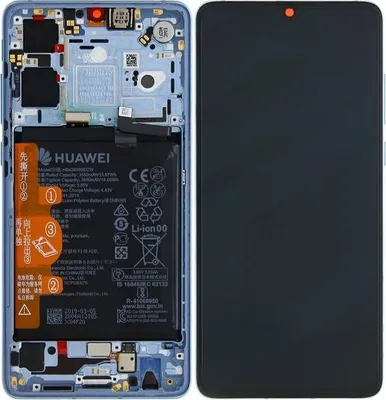 Obrázok produktu pre Originálny rám dotykovej obrazovky OLED displeja a batérie pre Huawei P30 ELE-L09