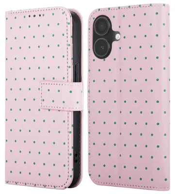 Obrázek produktu pro Knižní obal imoshion pro Apple iPhone 16 – Happy Dots