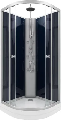 Image de Cabine de douche 1/4 de cercle - 85x85x225cm - NIGHTY