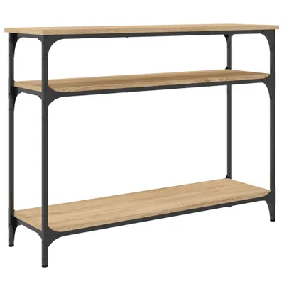 Zdjęcie produktu dla vidaXL Stolik konsola dąb sonoma 100x29x75 cm materiał drewnopochodny
