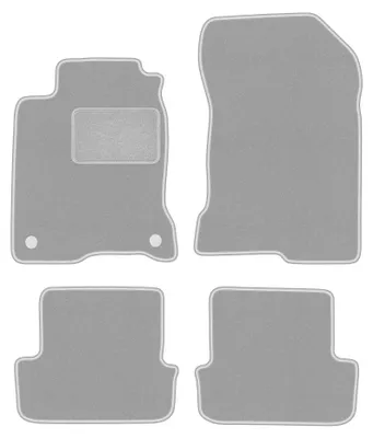 Immagine prodotto di Tappetini in moquette per Renault Laguna III 2007-2015 (coupé) – set 4 pezzi, grigi, su misura – Wielganizator OSLO