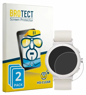 Produktbild von 2x Für realme Watch S5 Schutzfolie BROTECT Displayschutz Display Schutz Folie Klar Transparent