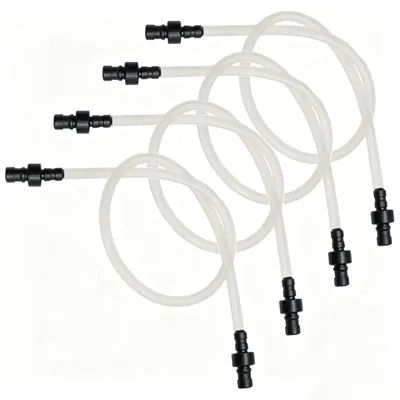 Image de INF Kit tuyau de remplacement pour lait compatible avec Jura – Tube silicone transparent résistant à la chaleur, 38cm x 1cm