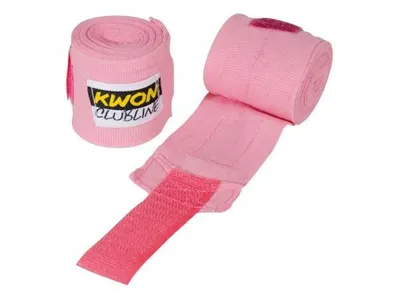 Produktbild von Boxbandagen unelastisch 2,5 m Pink