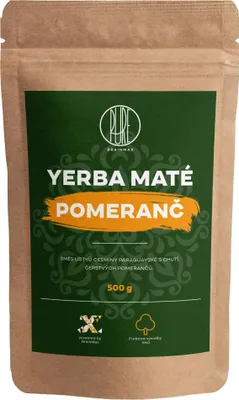 Zdjęcie produktu dla BrainMax Pure® Yerba Mate, Pomarańcza, 500 g
