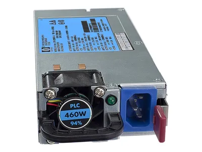 Produktbild von HPE 503296-B21, 460 W, 100 - 240 V, 50 - 60 Hz, +12V, Server, 80 PLUS Gold