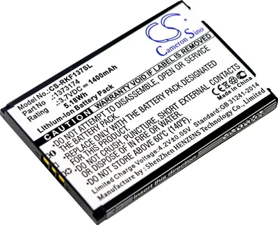 Produktbild von TECHTEK Akku Kompatibel mit [Renkforce] 1373174 Ersetzt BP-5L