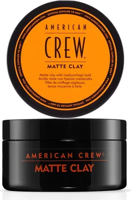 Image de American Crew, Matte, Hair Styling Clay, Medium Hold, 85 g