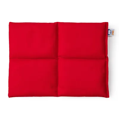 Produktbild von Sensory Owl Gewichtskissen Schoßkissen 30x40 cm 4kg Baumwolle Rot Therapiekissen Stressabbau ADHD Autismus