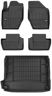 Produktbild von 3D-Set Gummimatten und Fußmatte für Citroen C4 2 Schrägheck 2010-2018