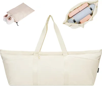 Produktbild von Reisetasche Damen Sporttasche, Yogatasche, große Reisetasche mit Schuhtasche & Nassfach, Tragetasche, Herren, Fitnessstudio, Pilates-Tasche für Yogama