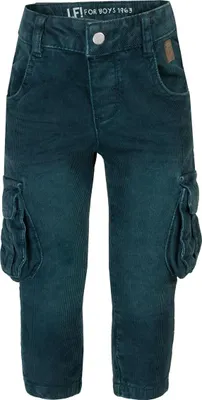 Immagine prodotto di Pantaloni cargo in velluto a coste blu per ragazzi Lief