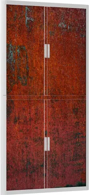 Produktbild von PAPERFLOW Rollladenschrank Rost ohne Fachböden 110,0 x 41,5 x 204,0 cm