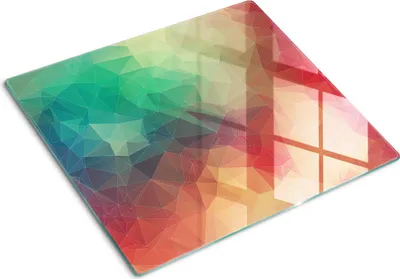 Immagine prodotto di Copertura per piano cottura – Copertura per piano a induzione – Piano di vetro protettivo – 60x52 cm – Piani di vetro protettivi per fornelli – Vetro temperato – Motivi geometrici