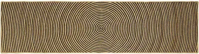 Produktbild von Schwarzer Jute-Läufer 80 x 300 cm – moderner handgefertigter Webteppich aus Naturfasern für Flur, Wohnzimmer und Küche