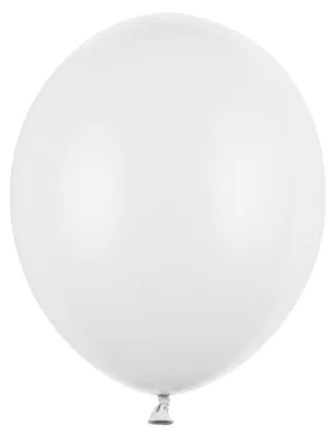 Produktbild von 50 Stk. Luftballon Ø30cm "Uni Pastell" | Weiß