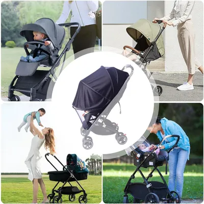 Productafbeelding van Ademend vliegennet voor kinderwagen