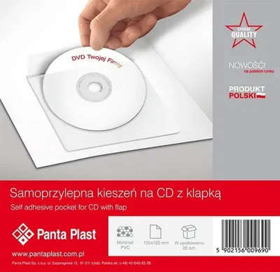 Obrázok produktu pre Samolepiace vrecko na CD